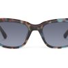 TOMS Sale | Women'S Sunglasses Pacific Blue Tortoise Frame Dark Grey Lens | Toms