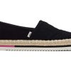 TOMS Alpargatas | Women'S Alpargata Black Platform Rope Espadrille | Toms