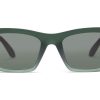 TOMS Sunglasses | Women'S Matte Green Grey Sahara Traveler Sunglasses | Toms