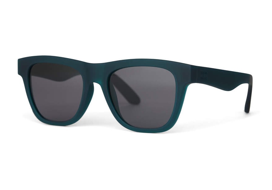 TOMS Sunglasses | Traveler Collection Dalston Matte Deep Forest Frame Dark Grey Lens | Toms