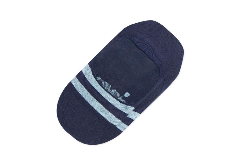 TOMS Slip Ons | Navy Striped No Show Womens Socks | Toms