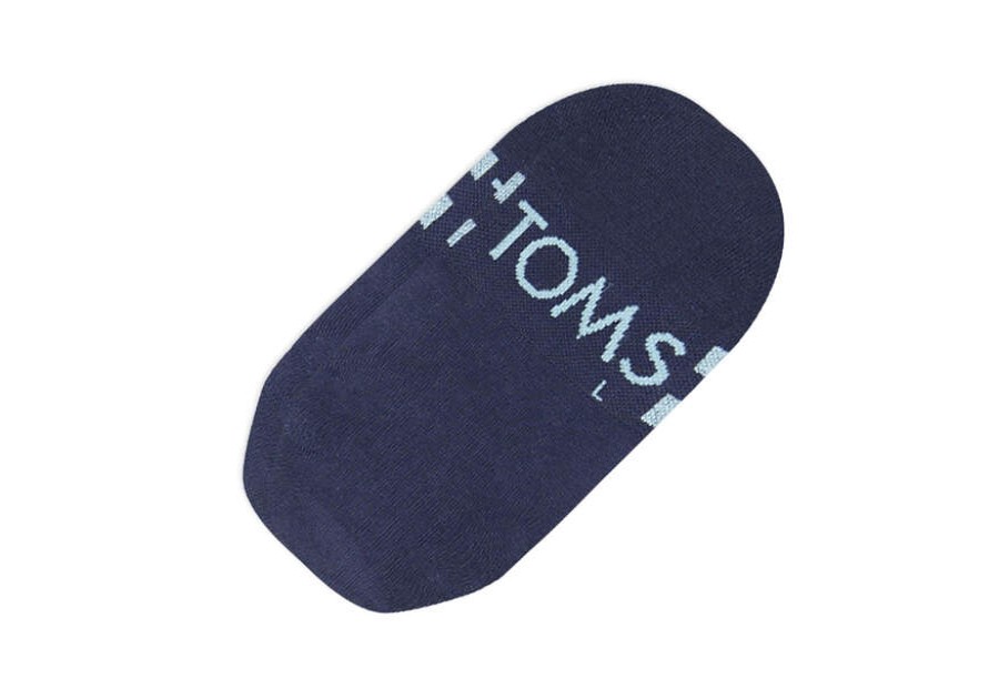 TOMS Slip Ons | Navy Striped No Show Womens Socks | Toms