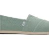 TOMS Alpargatas | Women'S Green Eco Heritage Canvas Alpargatas | Toms