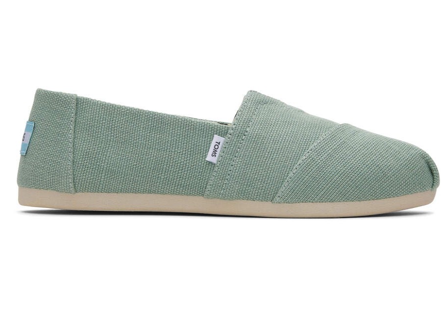 TOMS Alpargatas | Women'S Green Eco Heritage Canvas Alpargatas | Toms