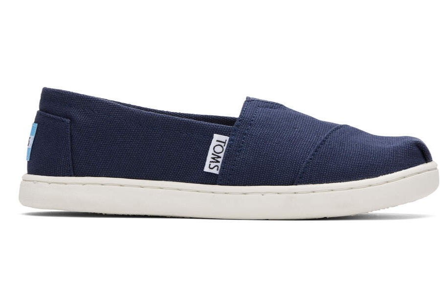 TOMS Matching Styles | Navy Canvas Toms Youth Classics 2.0 | Toms