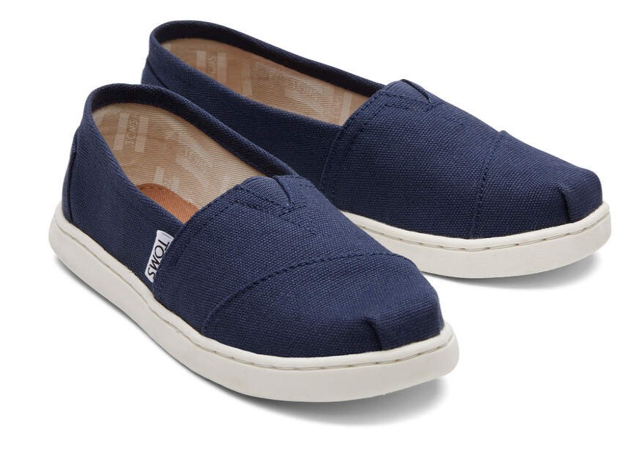 TOMS Matching Styles | Navy Canvas Toms Youth Classics 2.0 | Toms