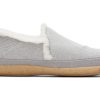 TOMS Slippers | Drizzle Grey Repreve Soft Heathered Knit Women'S India Slippers | Toms