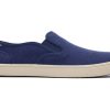 TOMS Earthwise | Men'S Blue Heritage Canvas Baja Sneakers | Toms