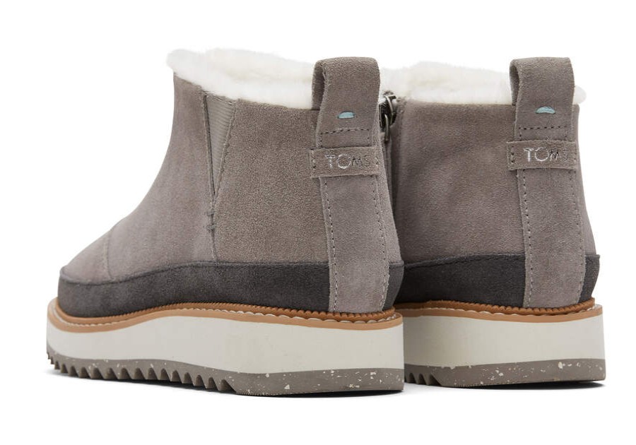 TOMS Boots & Booties | Women'S Grey Marlo Water Resistant Boot | Toms