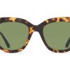 TOMS Sale | Womens Sunglasses Blonde Tortoise With Bottle Green Polarized Lens Sloane | Toms | Toms