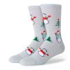 TOMS Exclusives | Women'S Grey Snowman Print High Crew Socks | Toms