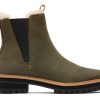 TOMS Boots & Booties | Dakota Boot Green Water Resistant Faux Fur Ortholite | Toms