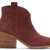 TOMS Boots & Booties | Women'S Brown Suede Constance Boots | Toms