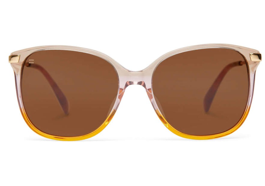 TOMS Sunglasses | Women'S Brown Sandela 201 Sunglasses | Toms