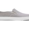 TOMS Earthwise | Drizzle Grey Heritage Canvas Mens Baja Slip-Ons Topanga Collection | Toms