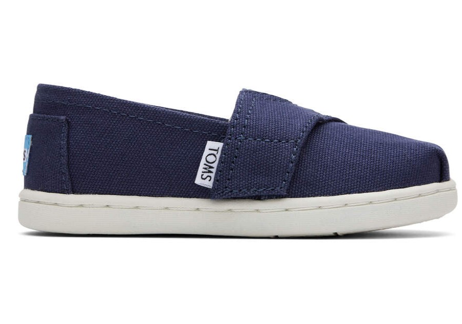 TOMS Matching Styles | Navy Canvas Toms Tiny Classics 2.0 | Toms