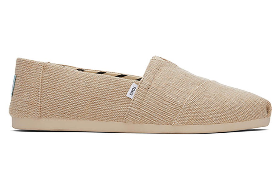 TOMS Special Occasions | Men'S Tan Espadrille Heritage Canvas Alpargata | Toms