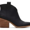 TOMS Exclusives | Women'S Black Leather Constance Boots | Toms