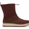 TOMS Boots & Booties | Women'S Brown Leather Ridged Makenna Boots | Toms