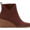 TOMS Boots & Booties | Women'S Brown Suede Sutton Boots | Toms