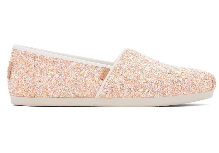 TOMS Exclusives | Women'S Natural Chunky Glitter Alpargatas | Toms