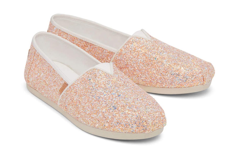 TOMS Exclusives | Women'S Natural Chunky Glitter Alpargatas | Toms