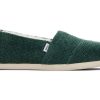 TOMS Exclusives | Women'S Green Chenille Faux Fur Alpargatas | Toms