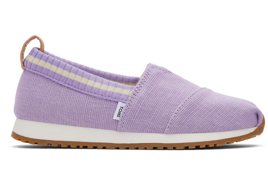 TOMS Cozy Shop | Youth'S Purple Heritage Canvas Alp Resident Sneakers | Toms