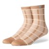 TOMS New Arrivals | Women'S Plaid Sheer Quarter Crew Socks | Toms