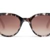 TOMS Sunglasses | Marlowe Vintage Tortoise Frame And Brown Gradient Lens Sunglass | Toms