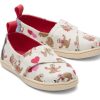 TOMS Prints & Patterns | Tiny Alpargata Valentines Day Sloths Toddler Shoe | Toms