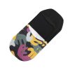 TOMS Sale | Women'S Black Abstract Floral Print Ultimate No Show Socks | Toms