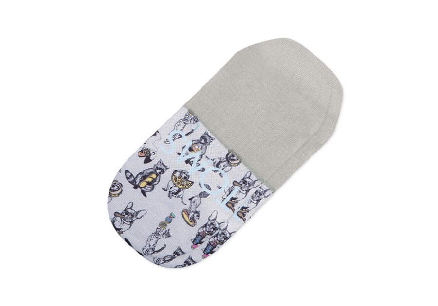 TOMS Prints & Patterns | Women'S Grey Critters Print Ultimate No Show Socks | Toms