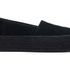 TOMS Alpargatas | Women'S Black Suede Alpargatas | Toms