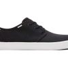 TOMS Earthwise | Black Heritage Canvas Mens Carlo Sneakers | Toms