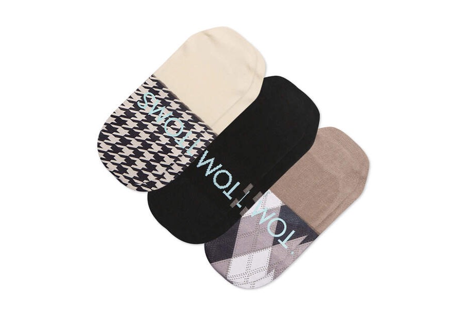 TOMS Sale | Women'S Multi Preppy No Show Socks 3 Pack | Toms