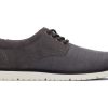 TOMS Special Occasions | Mens Navi Pavement Grey Heavy Twill Suede Dress Casual Shoe | Toms