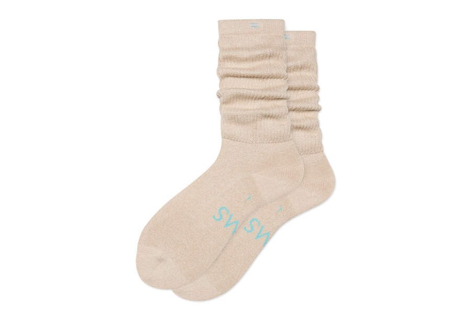 TOMS New Arrivals | Women'S Ivory Slouchy Crew Socks | Toms