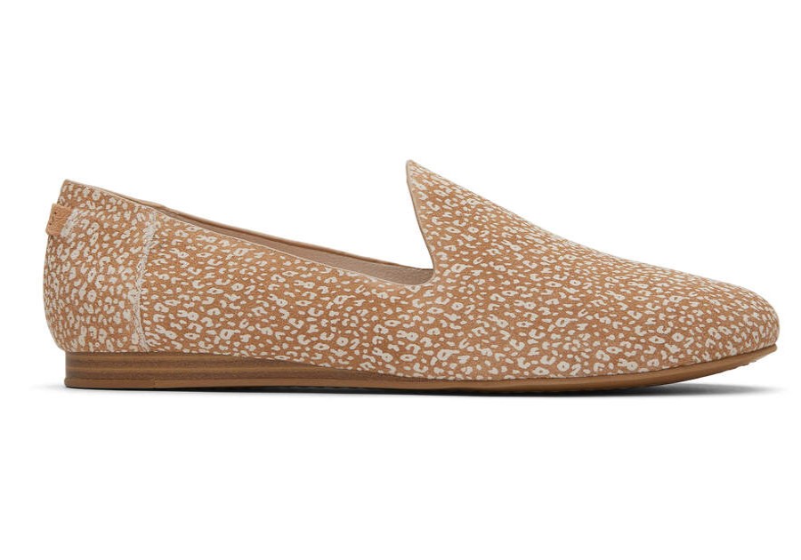 TOMS Dress Casual | Women'S Darcy Mini Leopard Suede Flat | Toms