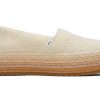 TOMS Alpargatas | Women'S Tan Metallic Valencia Platform Espadrille Slip On | Toms