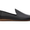 TOMS Dress Casual | Black Veg Tan Leather Women'S Darcy Flat | Toms