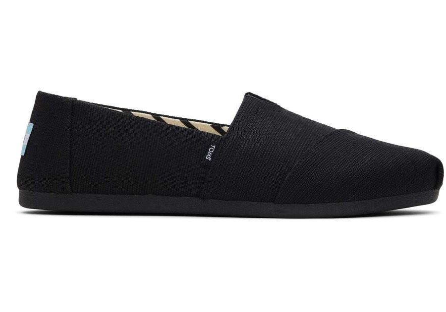 TOMS Exclusives | Womens Alpargata All Black Heritage Canvas Espadrille | Toms