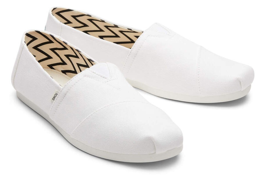 TOMS Special Occasions | Mens White Alpargata Canvas Shoe | Toms | Toms