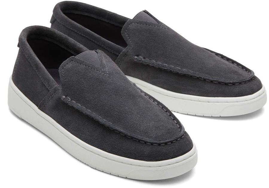 TOMS Special Occasions | Men'S Grey Suede Trvl Lite Loafer Sneakers | Toms