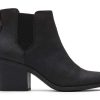 TOMS Boots & Booties | Everly Boot Black Leather Ortholite | Toms