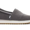 TOMS Slip Ons | Women'S Grey Felt Resident Sneakers | Toms