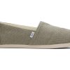 TOMS Alpargatas | Women'S Grey Eco Refibra Diamond Pattern Woven Alpargatas | Toms