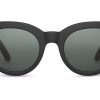 TOMS Sunglasses | Traveler Florentin Matte Black Green Grey Lens | Toms