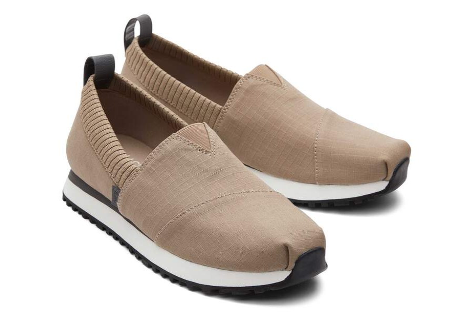 TOMS Matching Styles | Mens Resident 2.0 Taupe Ripstop Sneaker | Toms