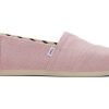 TOMS Alpargatas | Women'S Pink Eco Heritage Canvas Alpargatas | Toms